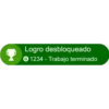 Logro desbloqueado
G 1234 - Trabajo terminado