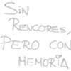 SiN
RENCORES,
PERO CON
MEMORIA