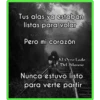 Tus alas ya estaban
listas para volar
AL Dero Lado Del Silcussio
Pero mi corazón
Al Otro Lado
Del Silencio
Nunca estuvo listo
para verte partir
