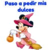 Paso a pedir mis
dulces
