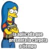 la aplicada que
presenta la carpeta
atiempo