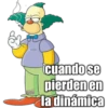 cuando se
pierden en
la dinámica