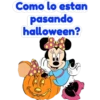 Como lo estan
pasando
halloween?