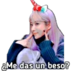¿Me das un beso?