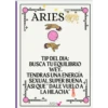 ARIES TIP DEL DIA: BUSCA TU EQUILIBRIO WEY. TENDRAS UNA ENERGÍA SEXUAL SUPER BUENA ASI QUE" DALE VUELO A LA HILACHA" AISH