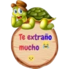 Te extraño
mucho