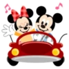 MICKEY AND FRIENDS  STICKERS BLANCA AT 7