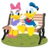 MICKEY AND FRIENDS  STICKERS BLANCA AT 9