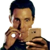 On the phone 7