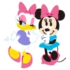 MICKEY AND FRIENDS  STICKERS BLANCA AT 10