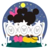 MICKEY AND FRIENDS  STICKERS BLANCA AT 18