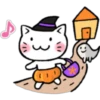 Gato en Halloween 17