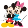 MICKEY AND FRIENDS  STICKERS BLANCA AT 24