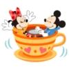 MICKEY AND FRIENDS  STICKERS BLANCA AT 25