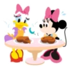 MICKEY AND FRIENDS  STICKERS BLANCA AT 27