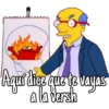Aqui dice que te vayas
a la versh