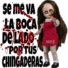 se me va
VA
LA BOCA
DE LADO
POR TUS
CHINGADERAS
OICOR