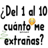 ¿Del 1 al 10
cuánto me
@Vickyfas
Ź
extrañas?