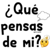 ¿Qué
pensas
de Mi?
@Viickyfas