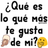 ¿Qué es
lo qué más
te gusta
de Mi?
@Viickyfas
