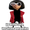 CO
yo brillo sola,
vos tirate purpurina