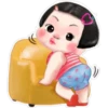 Apple cute girl 8