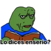 Lo dices enserio?