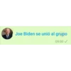 Joe Biden se unió al grupo
09:00✓
