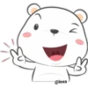 "Cute White Bear" 10