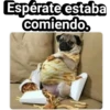 Espérate estaba
comiendo,
