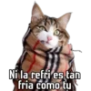 Ni la refri es tan fria como tu