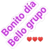 Bonito día
Bello grupo