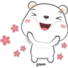 "Cute White Bear" 20