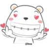 "Cute White Bear" 22