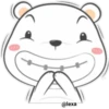 "Cute White Bear" 25