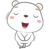 "Cute White Bear" 27