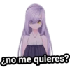 ¿no me quieres?
