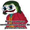 Nunca esperes sentimientos reales de personas falsas