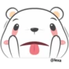 "Cute White Bear" 30