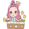 Girl Pink Cute 13