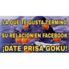 LA QUE TE GUSTA TERMINÓ SU RELACIÓN EN FACEBOOK ¡DATE PRISA GOKÚ!