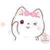 Pink cat 18