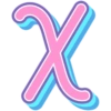 LETRAS ROSAS ABC 18