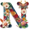 ALFABETO FILIGRANA  🌸🌼💐 10