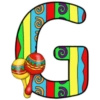 ALFABETO MEXICANO MARACAS 25