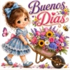 BUENOS DÍAS MUÑEQUITAS 👧🎀🌺 6