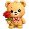 PAREJA DE OSITOS  🧸🐻🕶️🎀 18 🌹