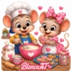 PAREJA DE RATONCITOS❤️🐀 10