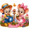 PAREJA DE RATONCITOS❤️🐀 26