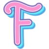 LETRAS ROSAS ABC 30